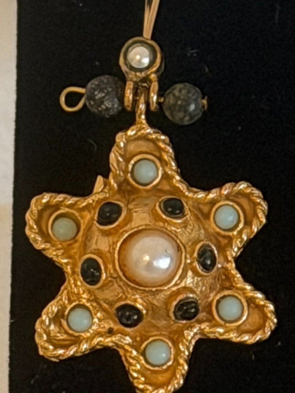 Traditional Turkish Ottoman Earrings Costume 24kt Gold over bronze NWT - Picture 2 of 7